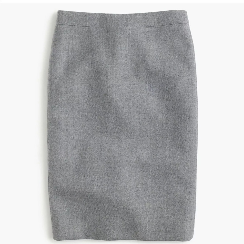 J Crew NWT No. 2 Pencil Skirt - 00P Gray